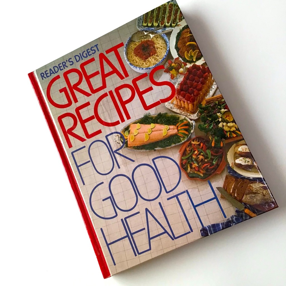 Great Recipes for Good Health Reader's Digest 1988 Cookbook 0895773066 VTG 80s